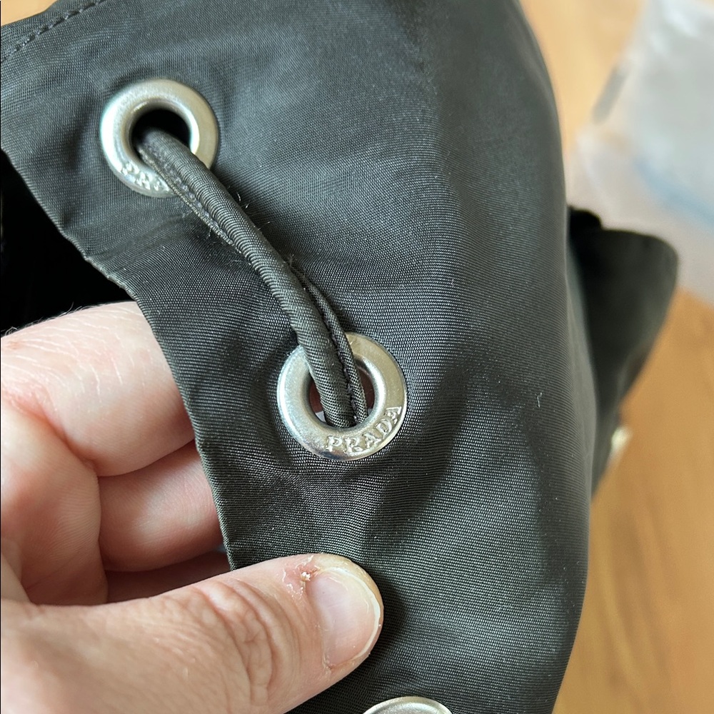 Prada Dark Green Nylon Backpack - Picture 3 of 7